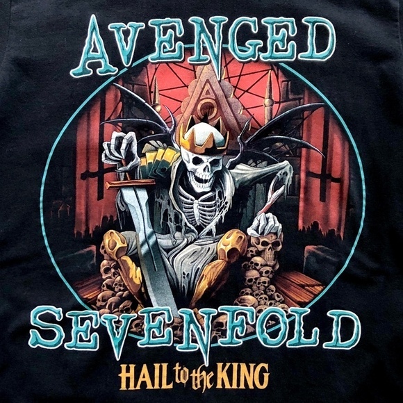 Avenged Sevenfold, Hail To The King The Roxx Tag, Vintage, Single Stitch T Shirt - Picture 4 of 10